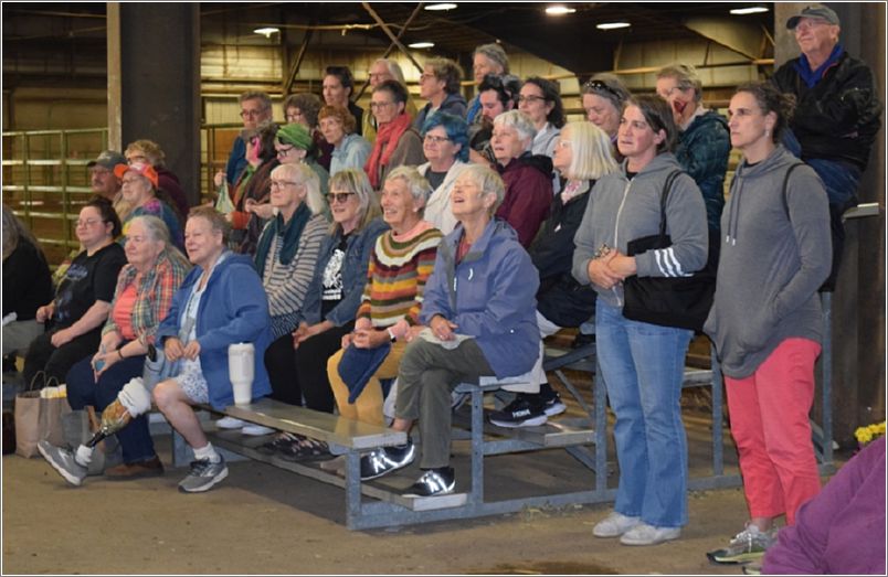 Some of the audience. Photo: Peggy Lundquist.